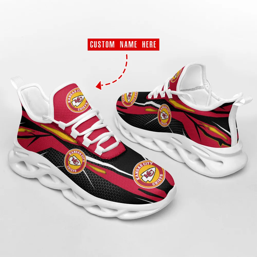 Kansas City Chiefs Personalized Yezy Running Sneakers SPD422