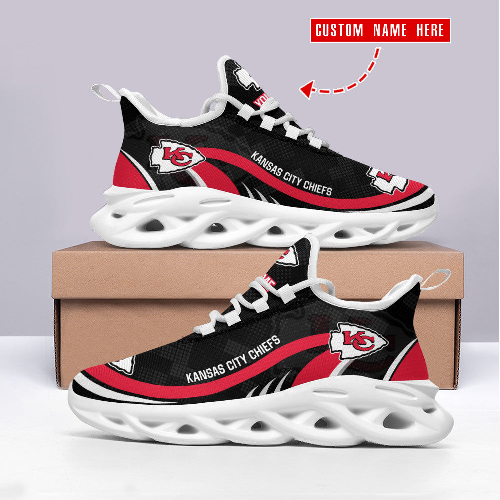 Kansas City Chiefs Personalized Yezy Running Sneakers SPD455