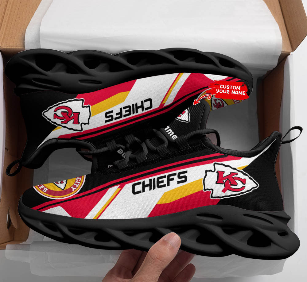 Kansas City Chiefs Personalized Yezy Running Sneakers SPD470