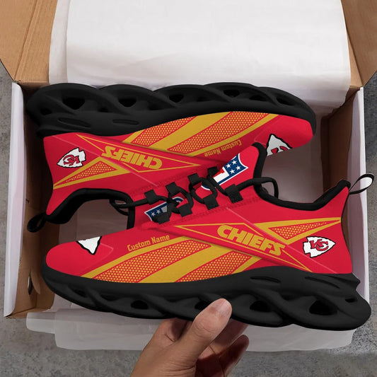 Kansas City Chiefs Personalized Yezy Running Sneakers SPD528