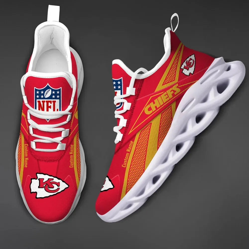 Kansas City Chiefs Personalized Yezy Running Sneakers SPD528