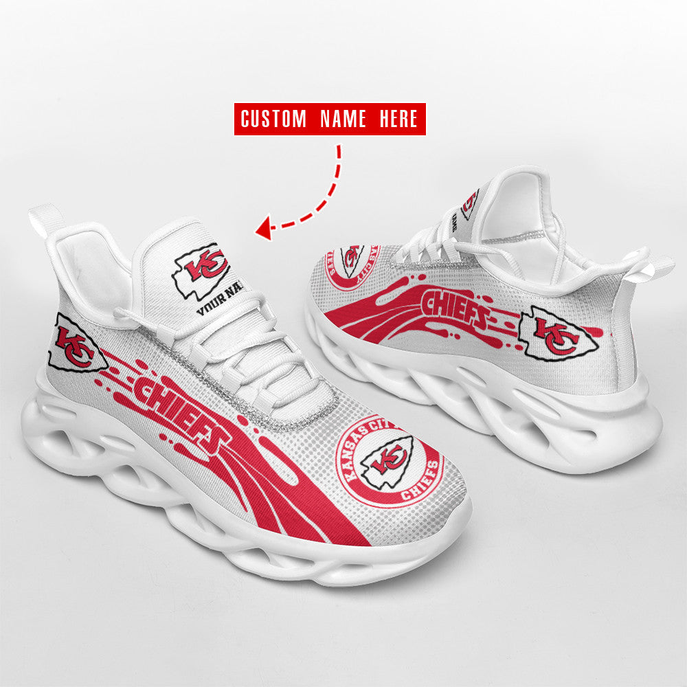 Kansas City Chiefs Personalized Yezy Running Sneakers SPD561