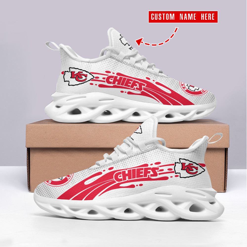Kansas City Chiefs Personalized Yezy Running Sneakers SPD561