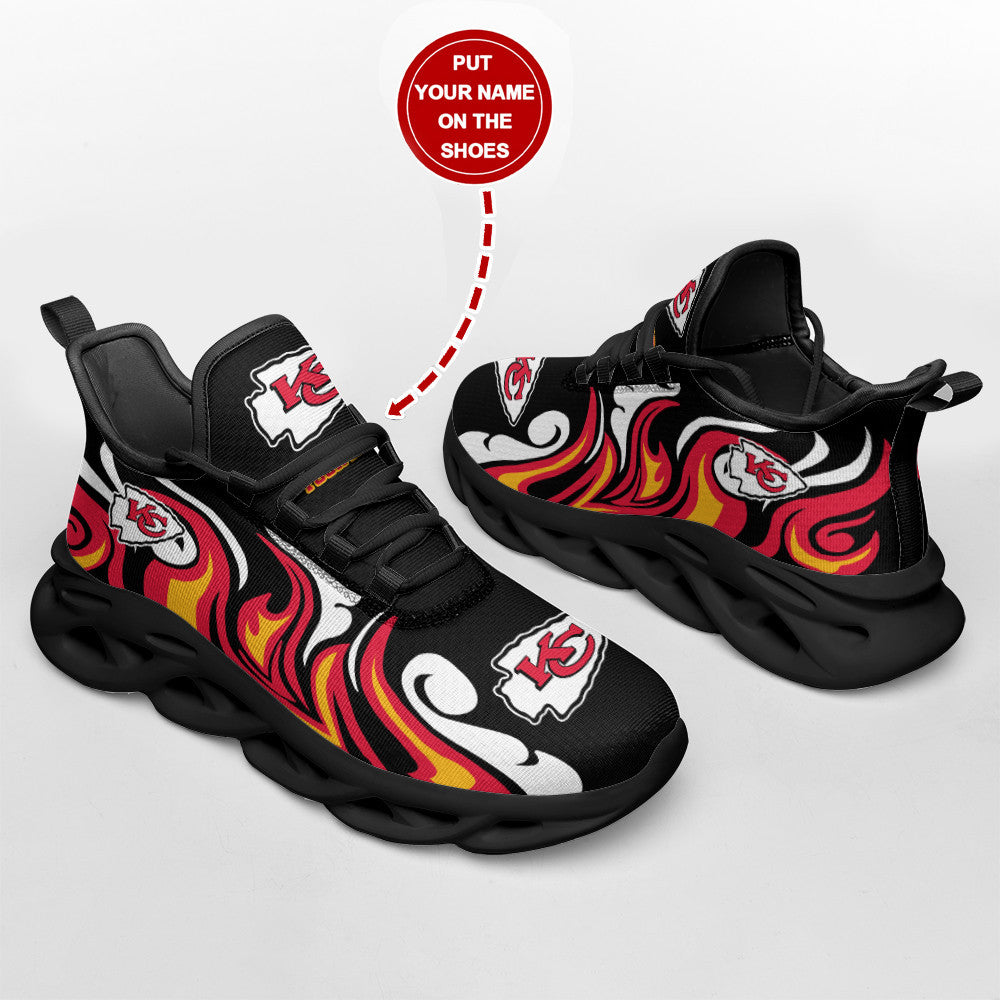 Kansas City Chiefs Personalized Yezy Running Sneakers SPD567