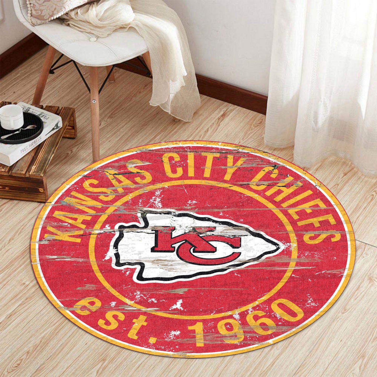 Kansas City Chiefs Round Rug 169