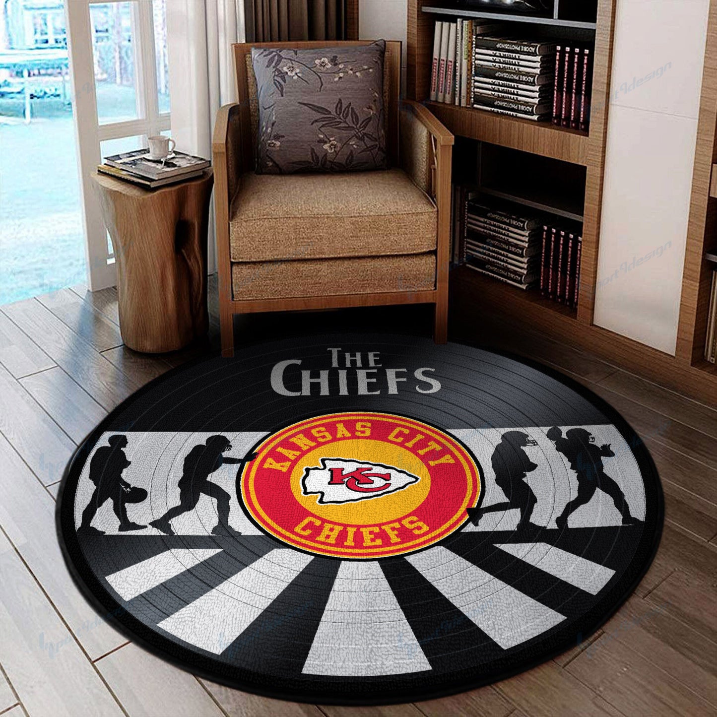 Kansas City Chiefs Round Rug 99