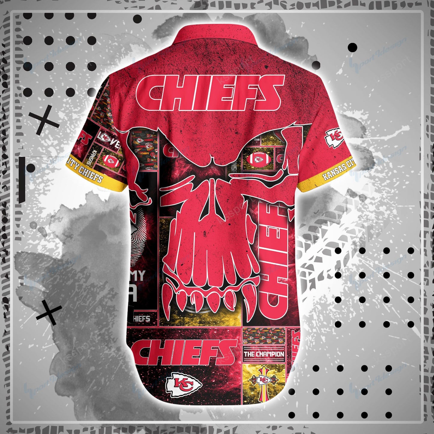 Kansas City Chiefs Shirt and Shorts BG90