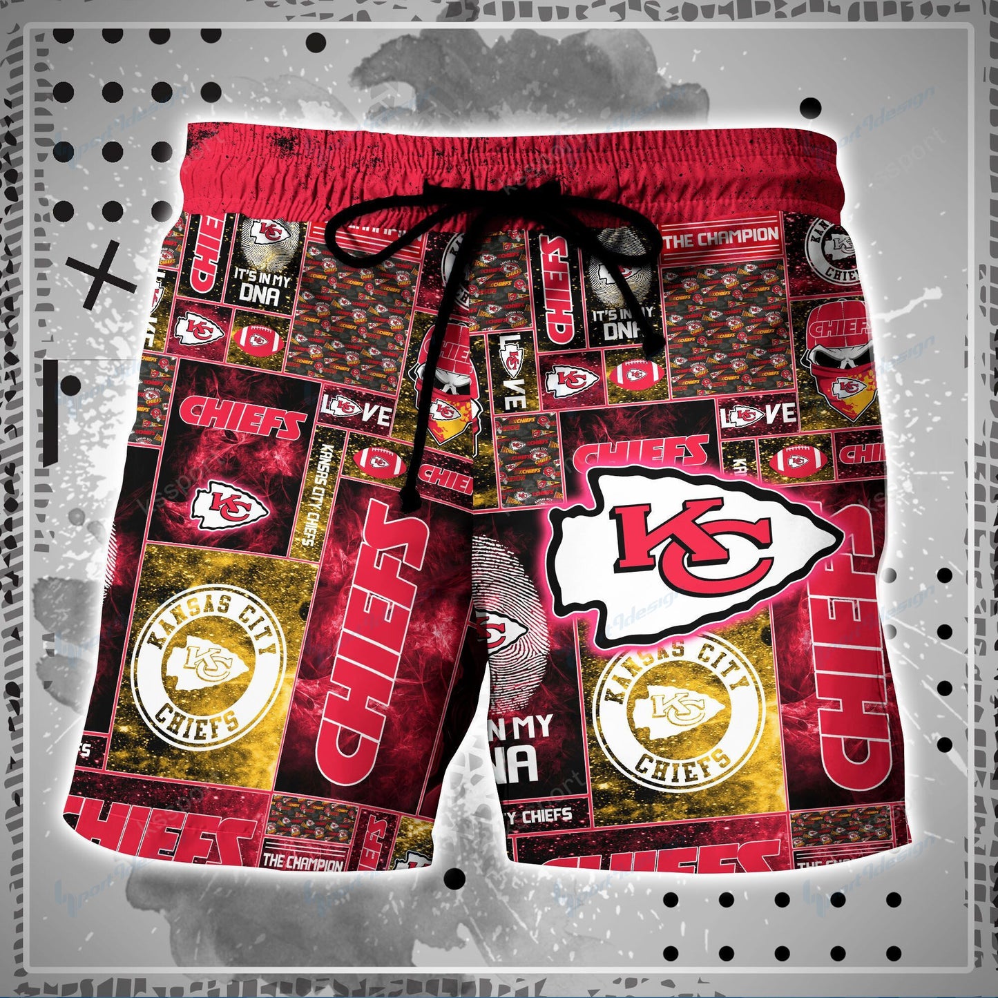 Kansas City Chiefs Shirt and Shorts BG90