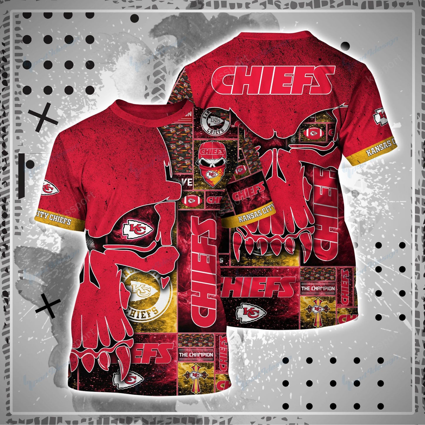 Kansas City Chiefs Shirt and Shorts BG90