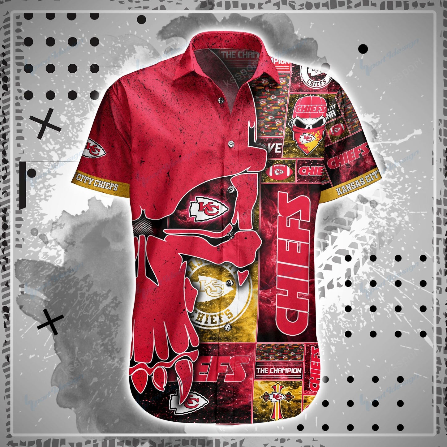 Kansas City Chiefs Shirt and Shorts BG90