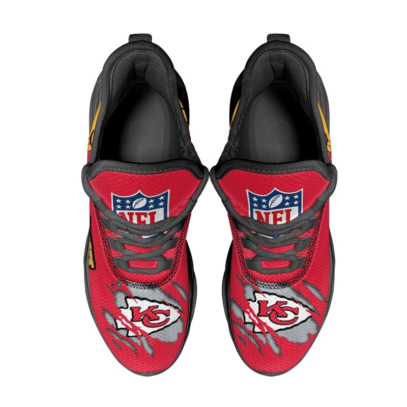 Kansas City Chiefs Sneakers 3D Max Soul Shoes