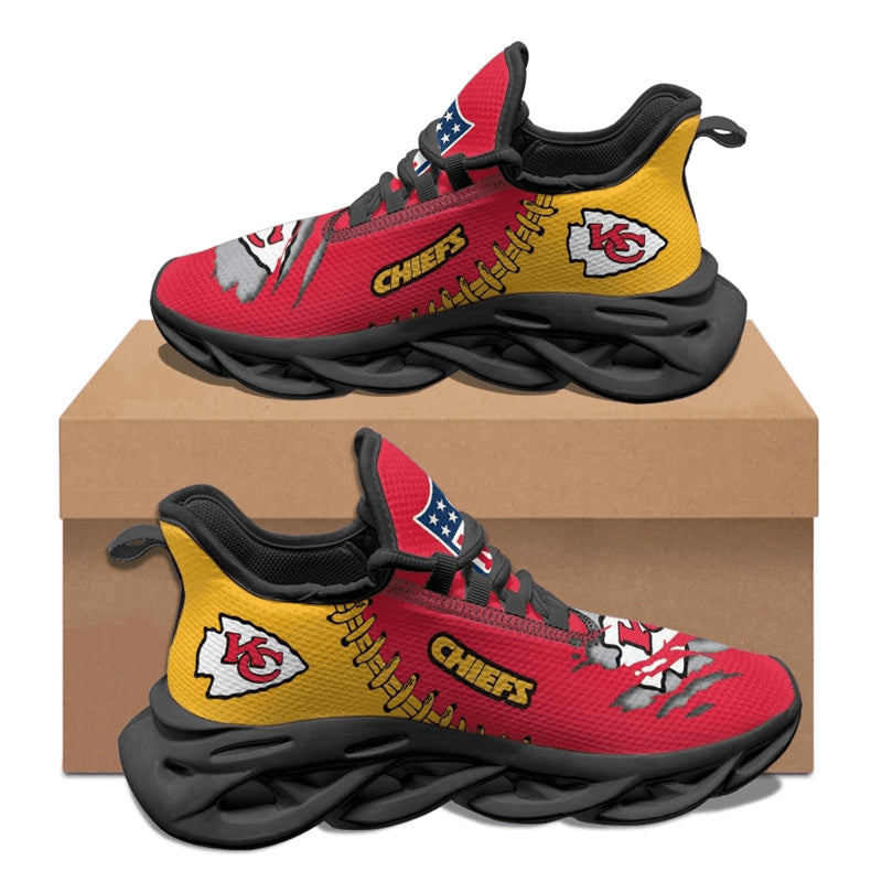 Kansas City Chiefs Sneakers 3D Max Soul Shoes