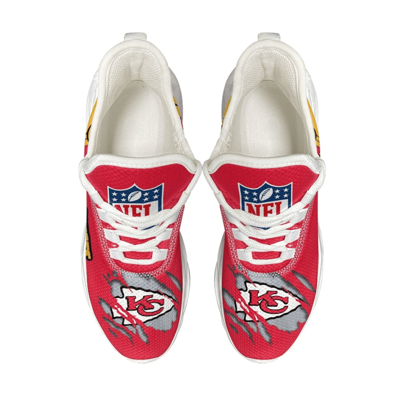 Kansas City Chiefs Sneakers 3D Max Soul Shoes