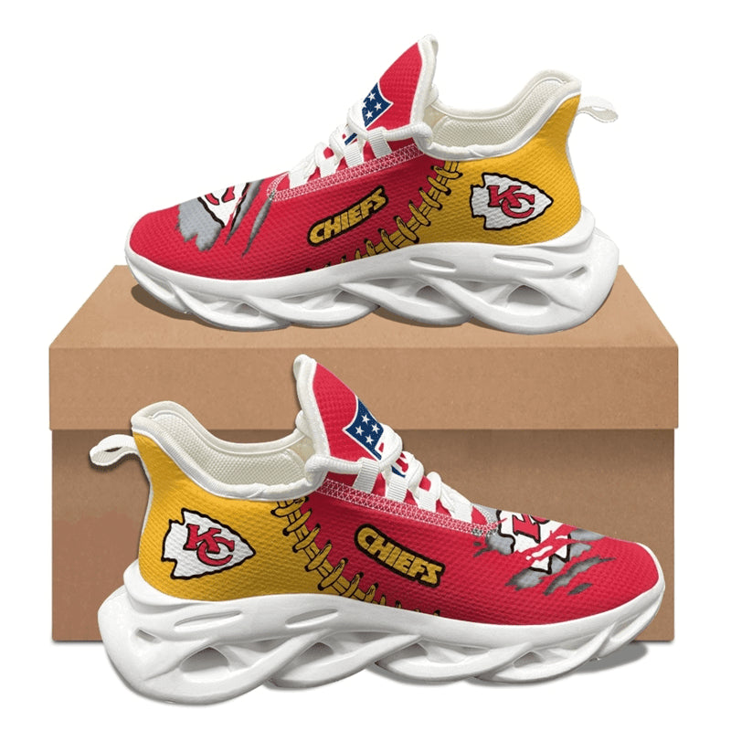 Kansas City Chiefs Sneakers 3D Max Soul Shoes
