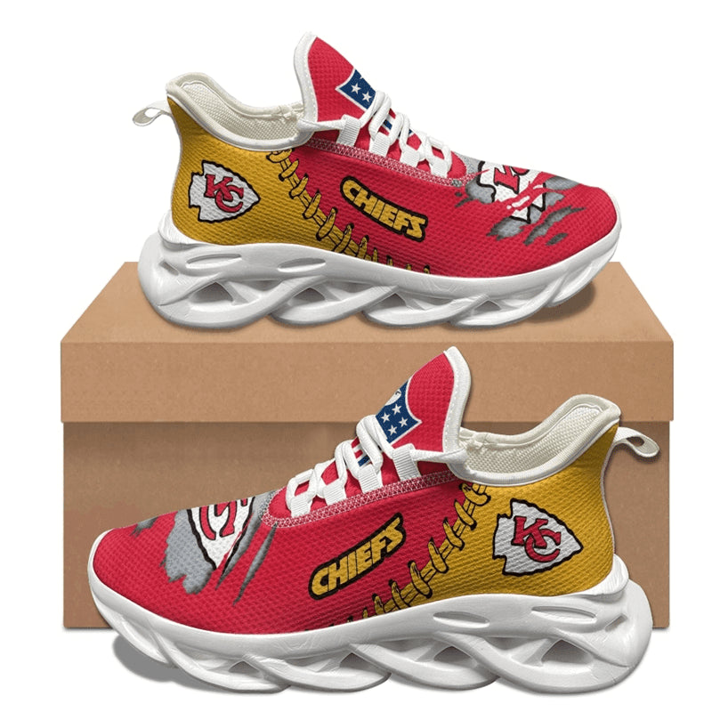Kansas City Chiefs Sneakers 3D Max Soul Shoes