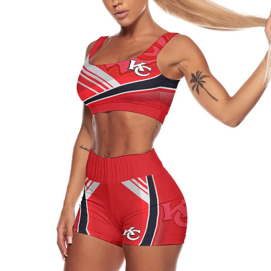 Kansas City Chiefs Sport Bra & Trunks 164-1