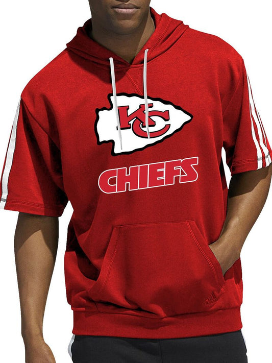 Kansas City Chiefs Short Sleeve Hoodie