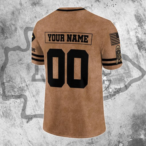 Kansas City Chiefs Personalized V-neck Football Jersey Sport Gifts For Fan AZCVFJ080