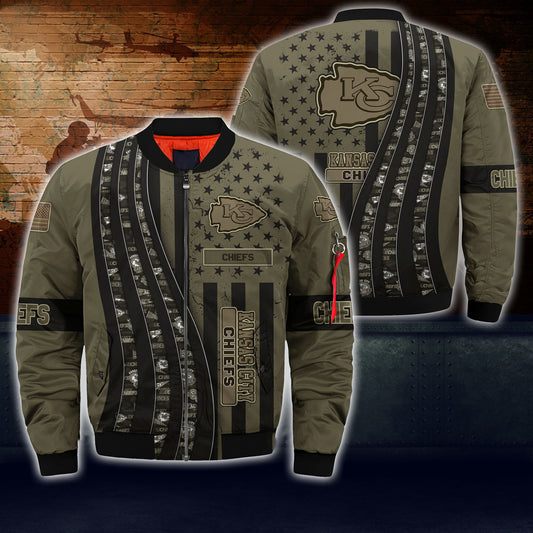 Kansas City Chiefs Thick Bomber Jacket CS85