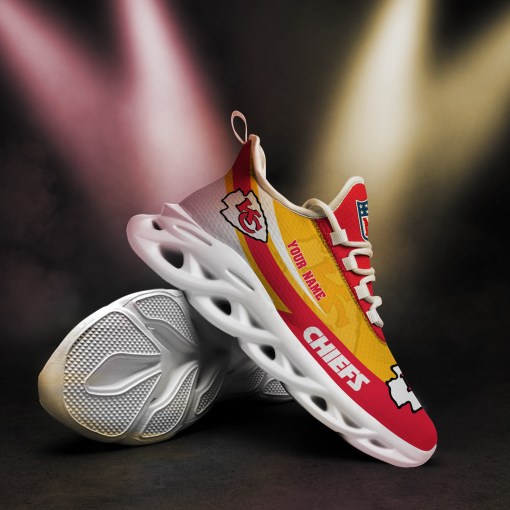 Kansas City Chiefs Personalized Yezy Running Sneakers SPDMS799