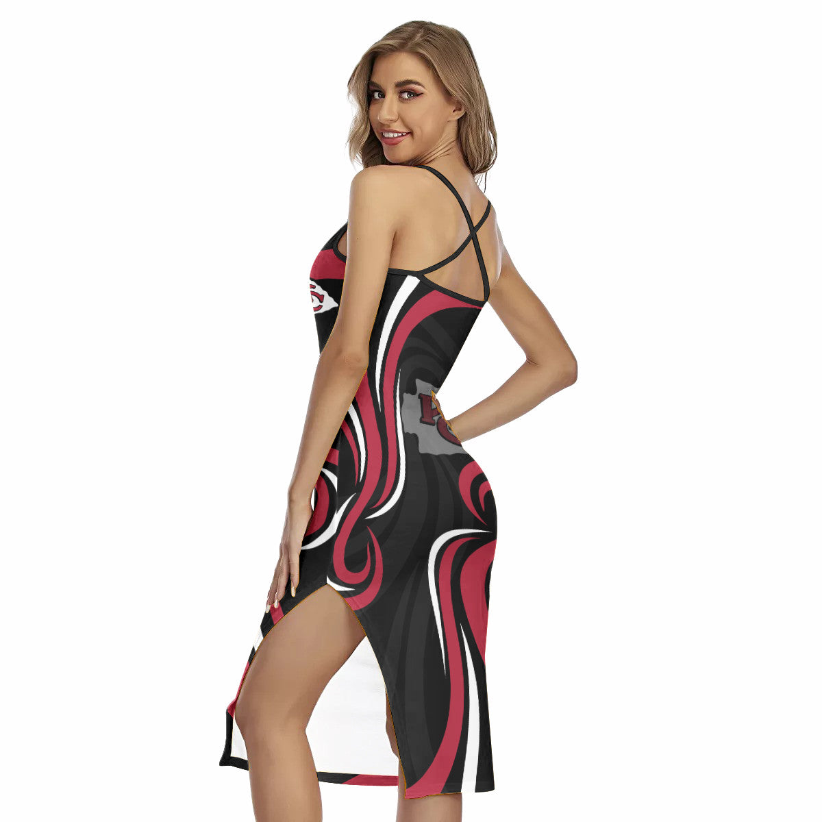 Kansas City Chiefs Women’s Back Cross Cami Dress 37