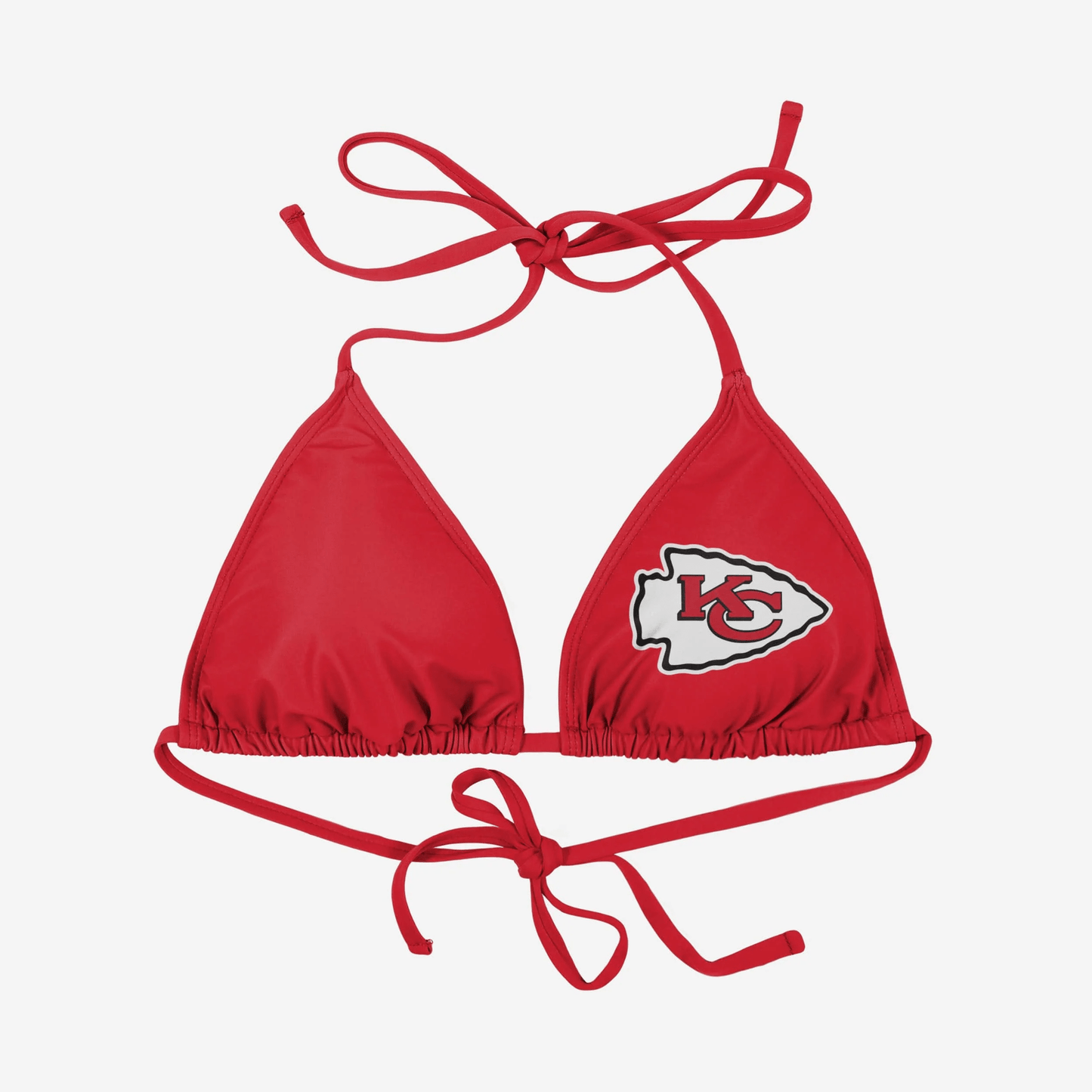Kansas City Chiefs Womens Solid Logo Bikini