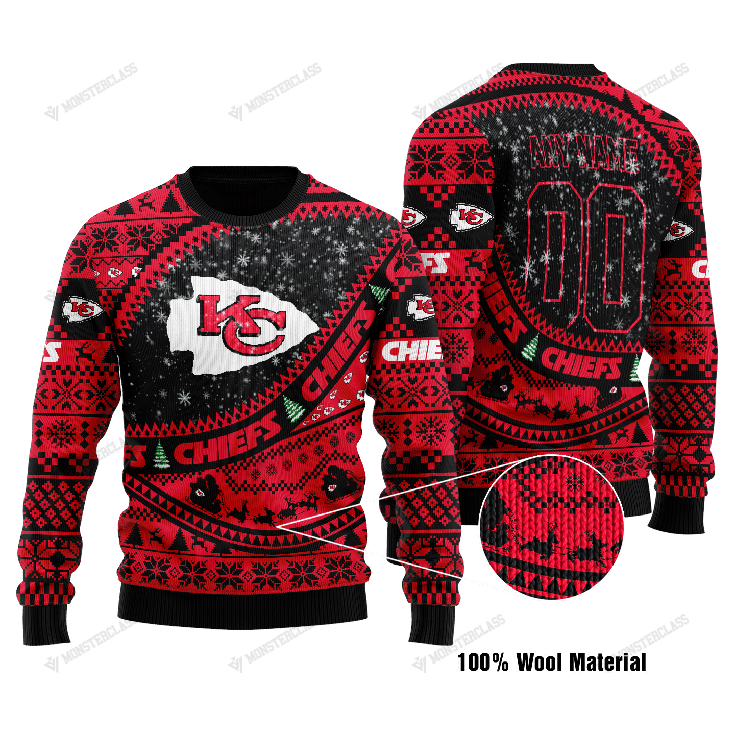 Kansas City Chiefs Woolen Sweater 121