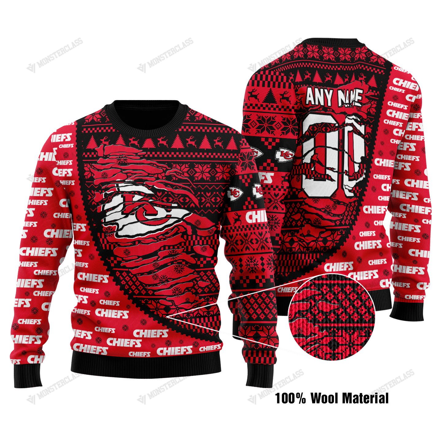Kansas City Chiefs Woolen Sweater 154