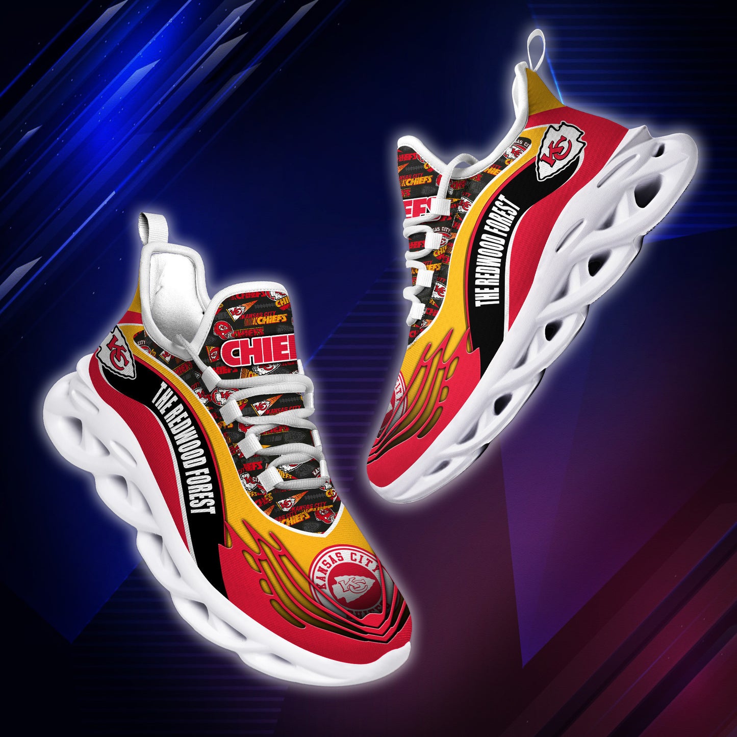 Kansas City Chiefs Yezy Running Sneakers BB194