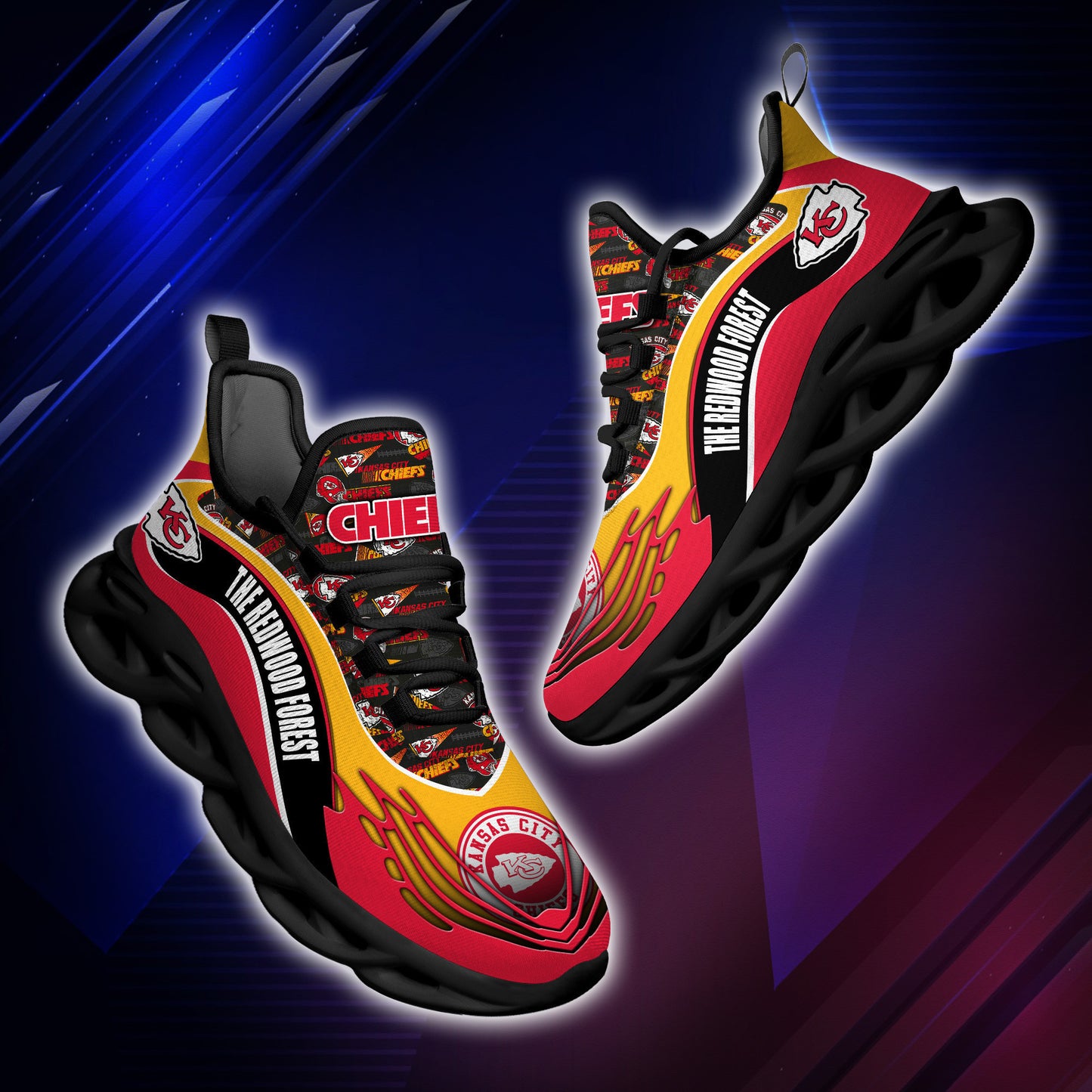 Kansas City Chiefs Yezy Running Sneakers BB194