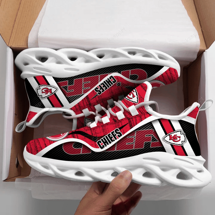 Kansas City Chiefs Yezy Running Sneakers BG787