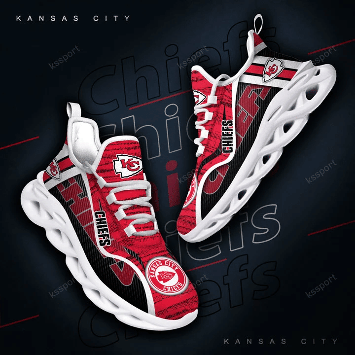 Kansas City Chiefs Yezy Running Sneakers BG787