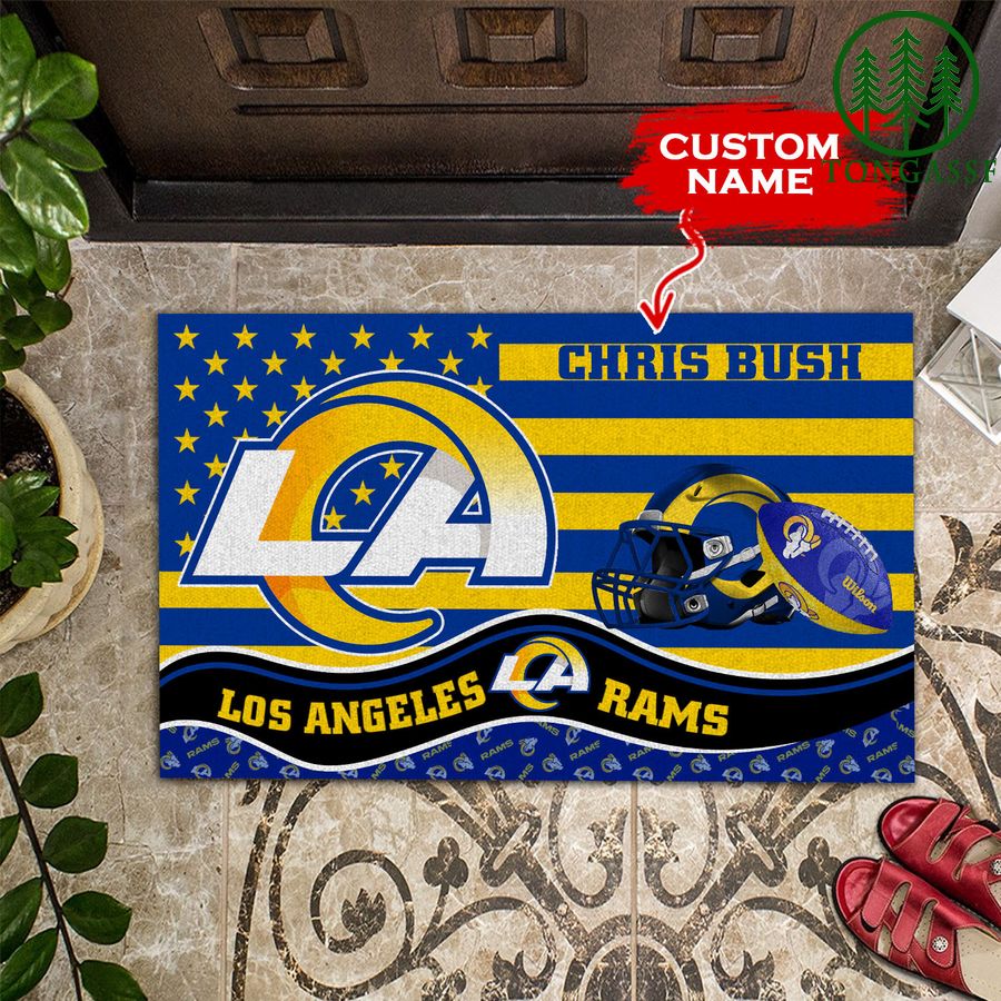 Los Angeles Rams Personalized Doormat BGDMM598