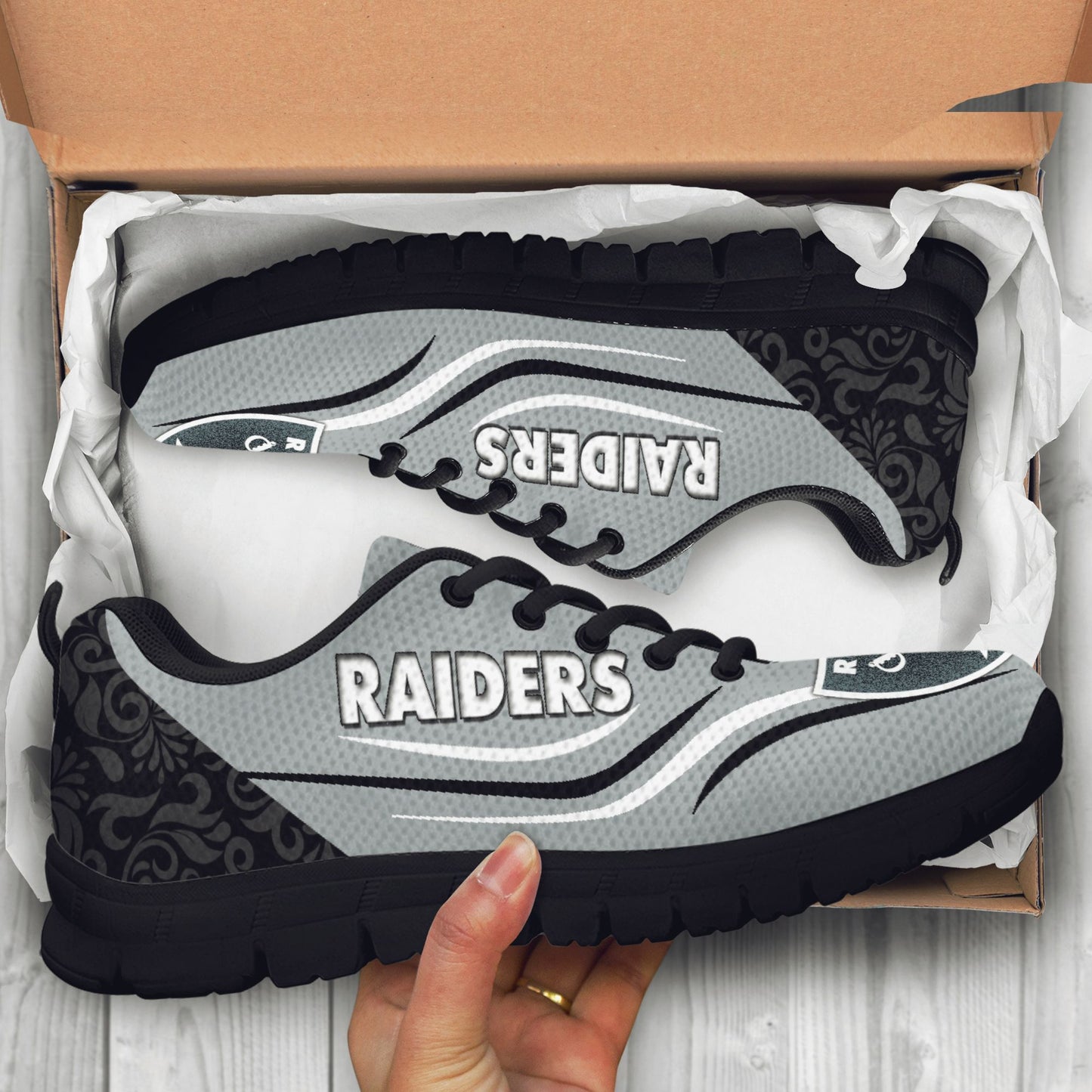 Las Vegas Raiders 2 Custom Sneakers