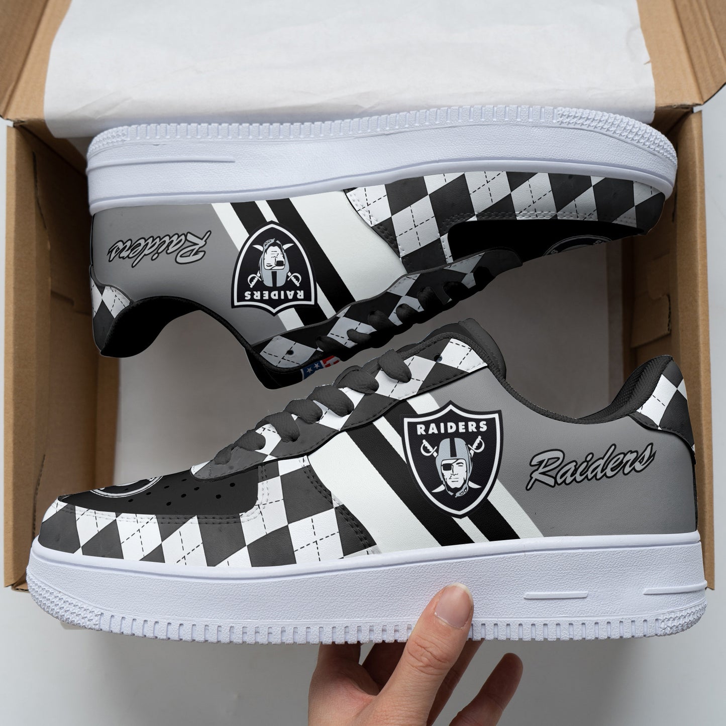 Las Vegas Raiders AF1 Shoes BG159