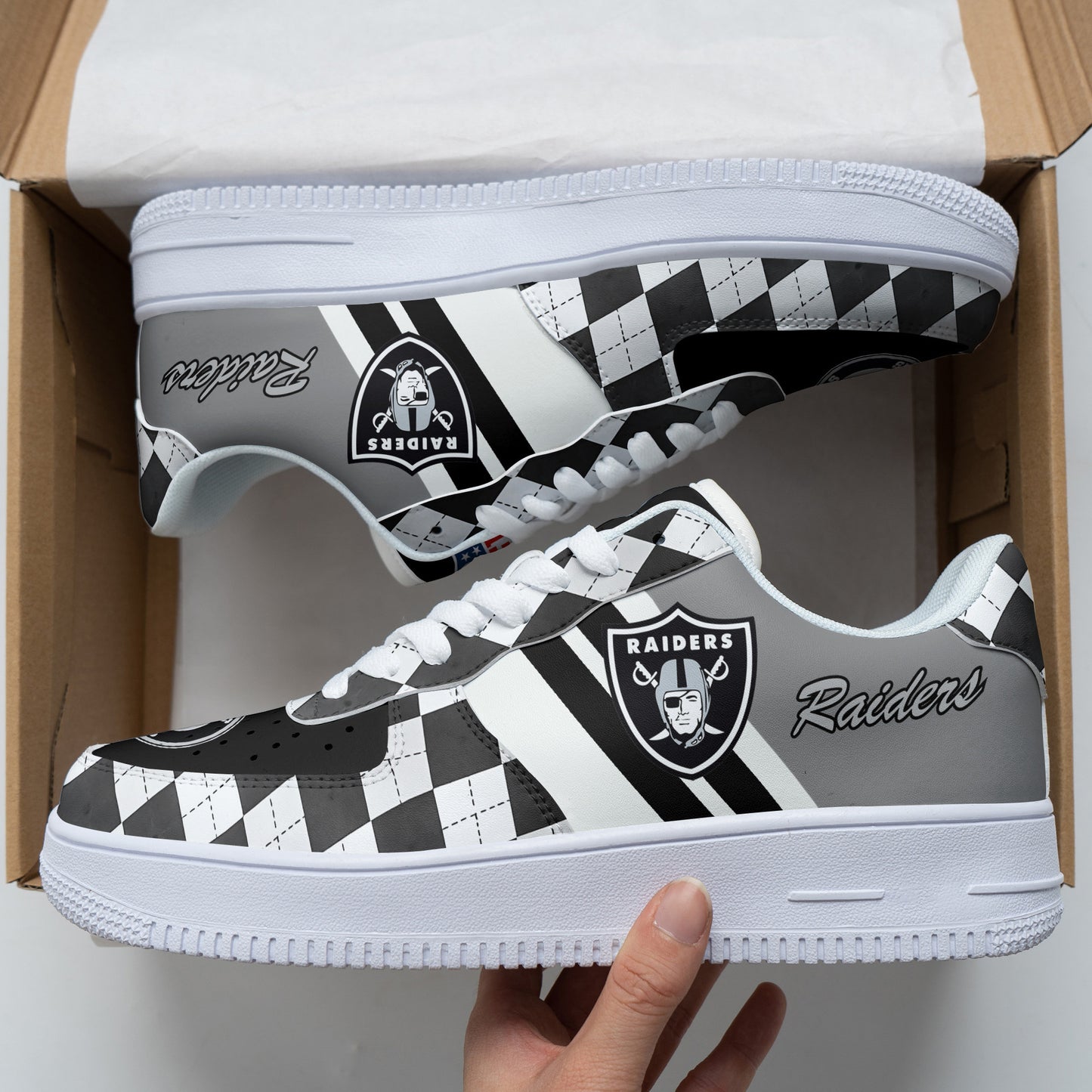 Las Vegas Raiders AF1 Shoes BG159
