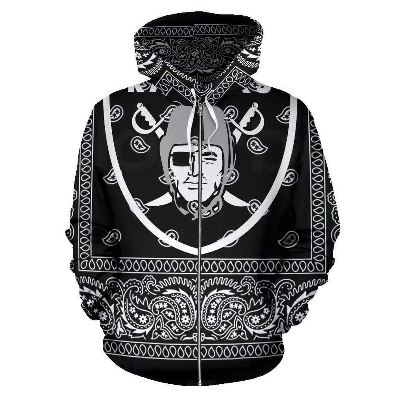 Las Vegas Raiders Bandana Hoodie