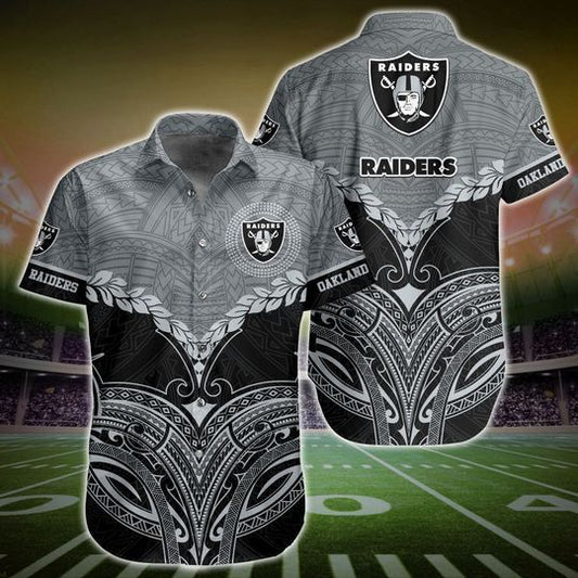 Las Vegas Raiders Button Shirt 066