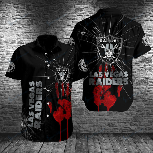 Las Vegas Raiders Button Shirt BB142