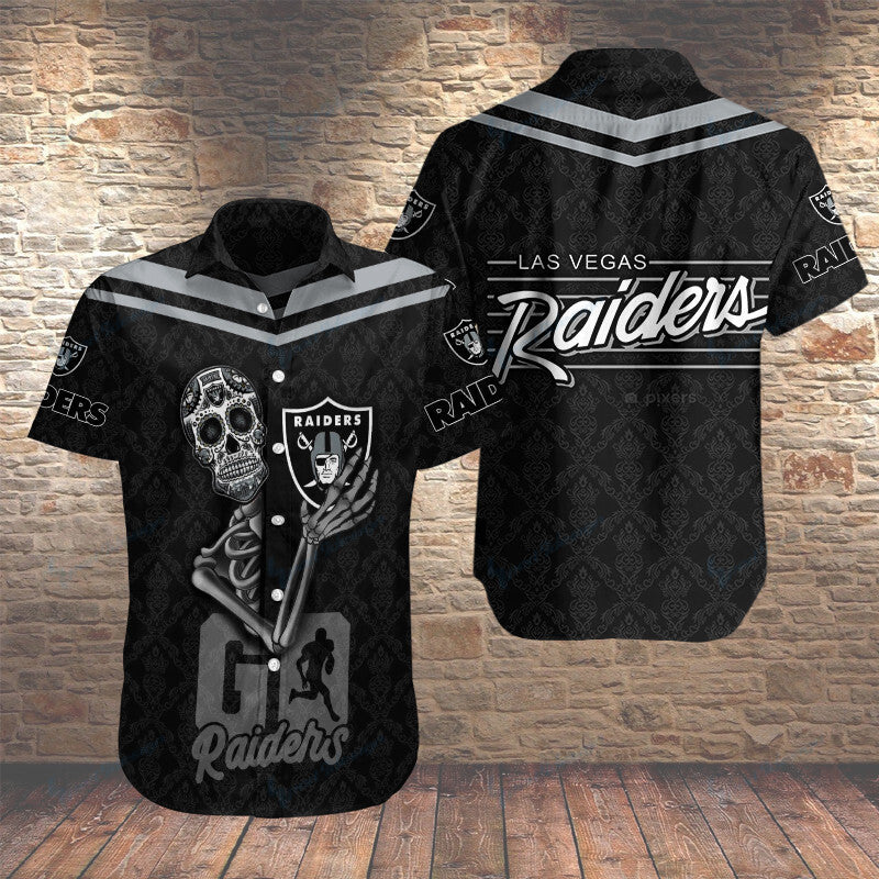 Las Vegas Raiders Button Shirt BB309