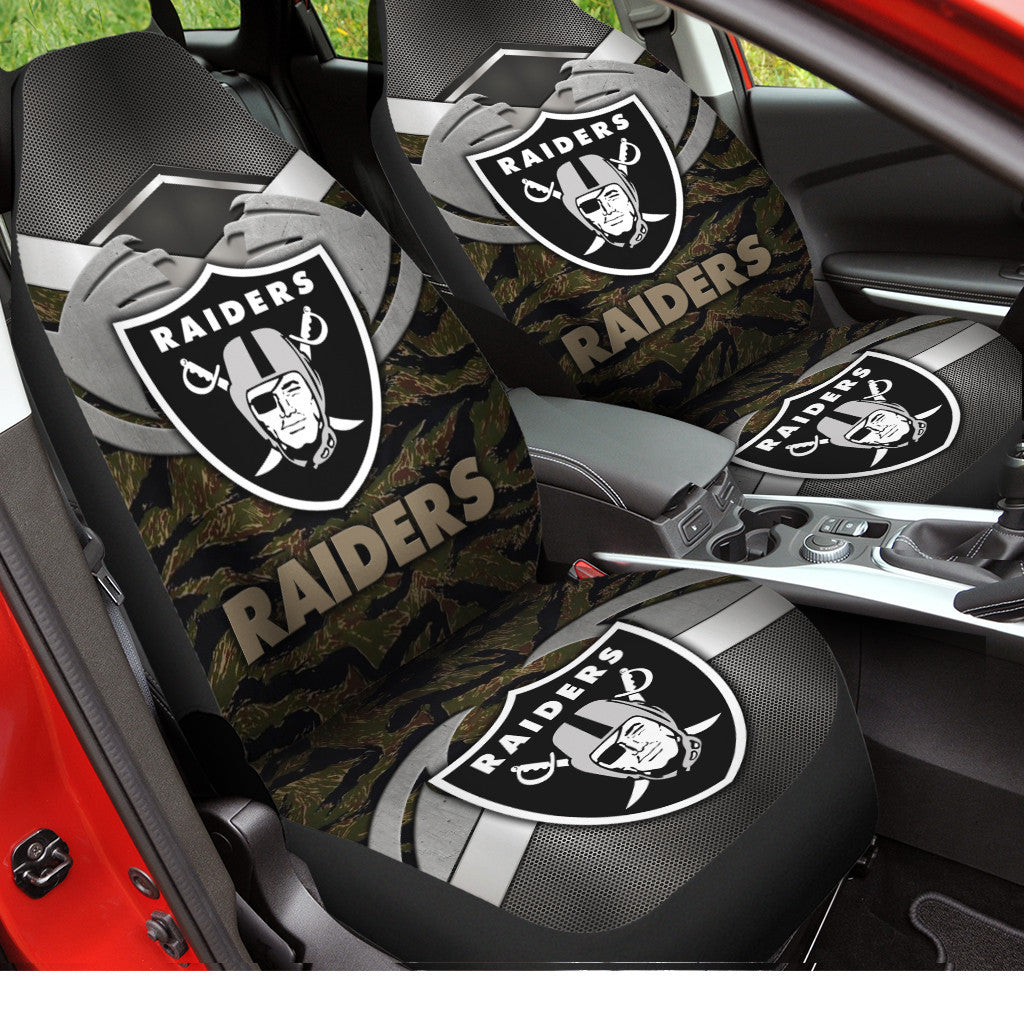 Las Vegas Raiders Car Seat Covers BG195