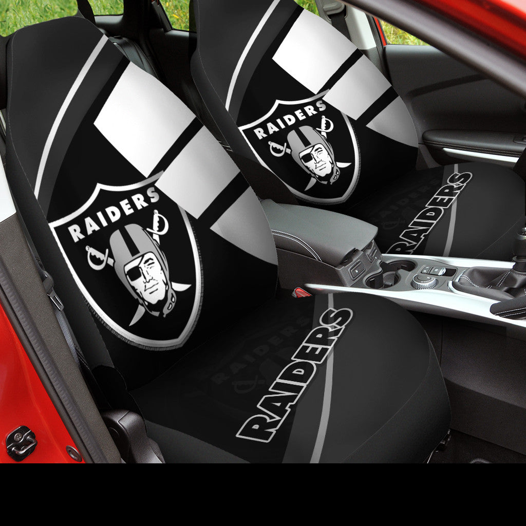 Las Vegas Raiders Car Seat Covers BG480