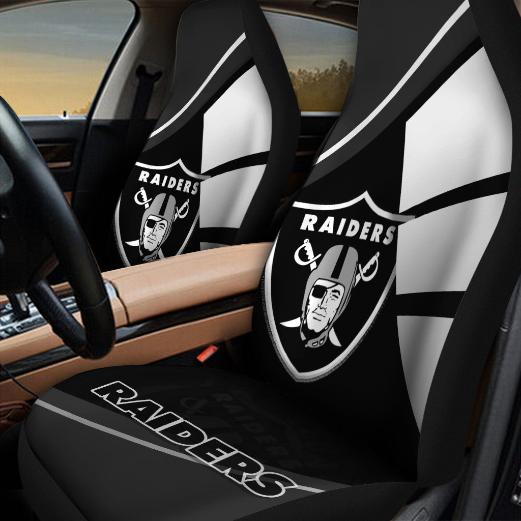Las Vegas Raiders Car Seat Covers BG480