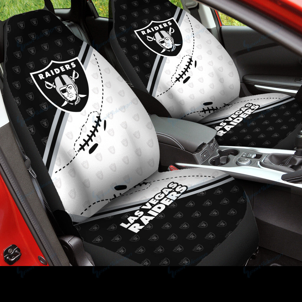 Las Vegas Raiders Car Seat Covers BG70