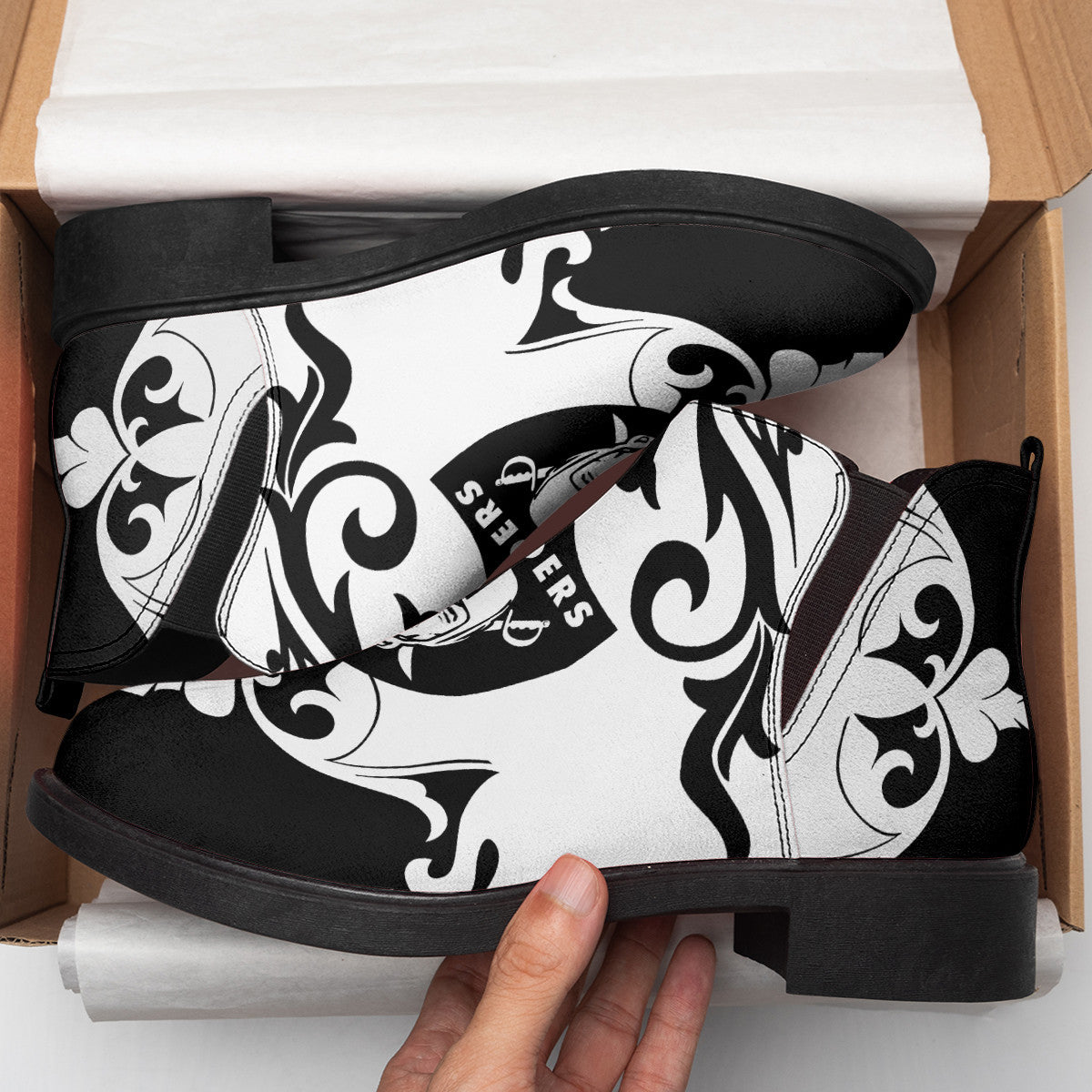 Las Vegas Raiders Comfort & Fashion Short Boots BG125