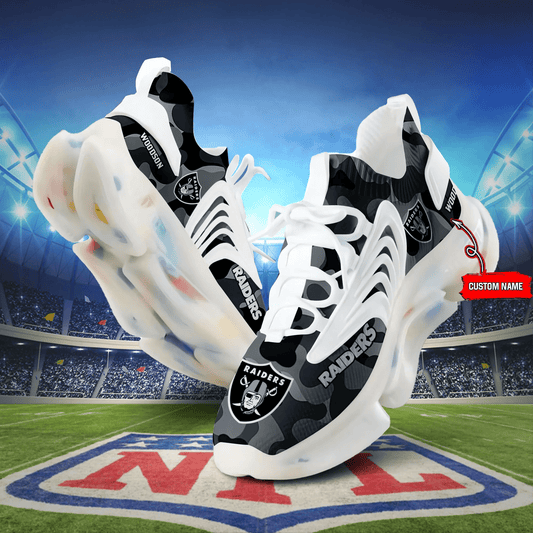 Las Vegas Raiders F68 Sport Camo Shoes S19