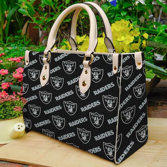 Las Vegas Raiders Leather Hand Bag BB07