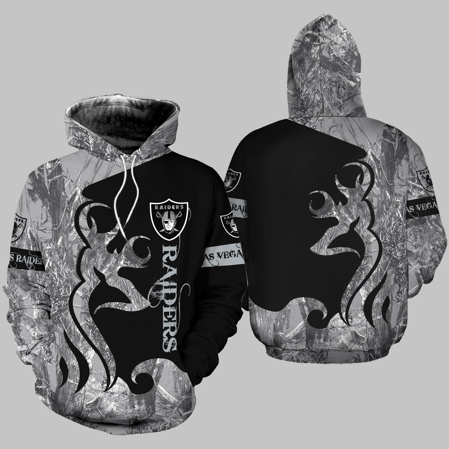 Las Vegas Raiders Leggings And Hoodie BG54