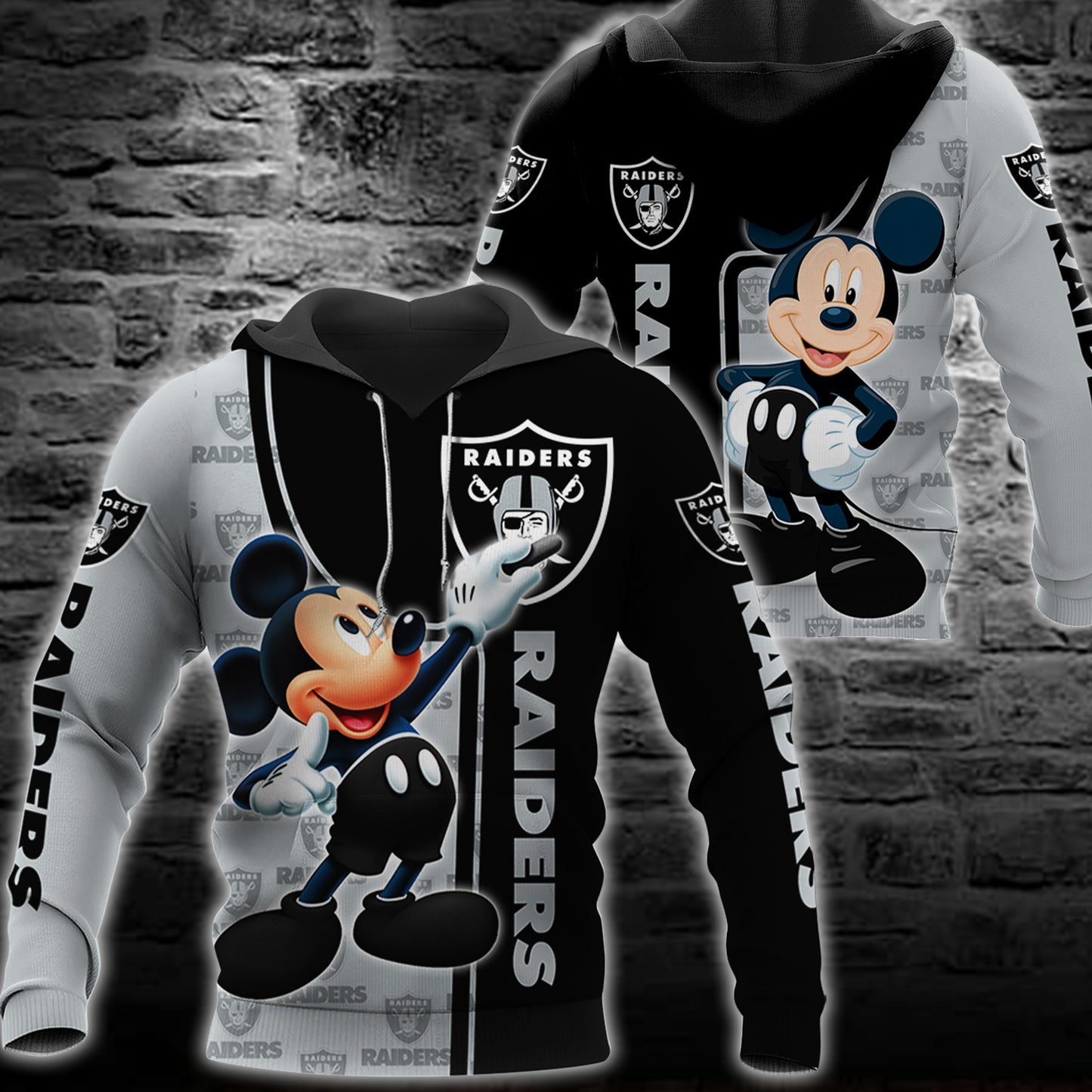 Las Vegas Raiders Mickey All Over Printed 116