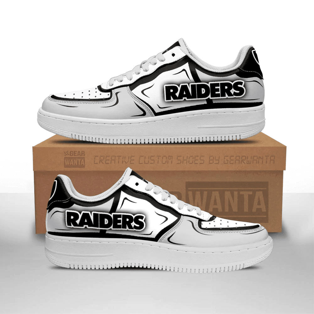 Las Vegas Raiders NFL Air Force 1 Sneaker Trending